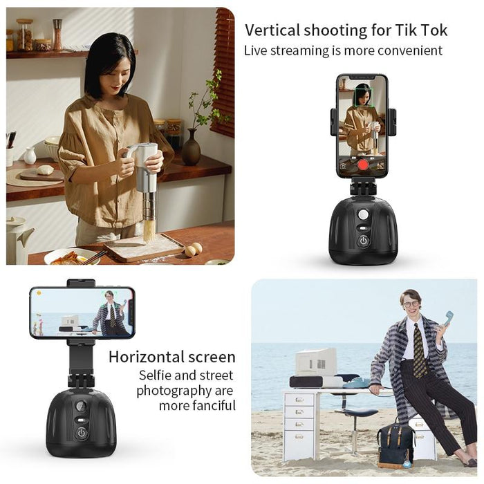 360 Degree Intelligent Follow Live Video Recording Desktop Stabilizer