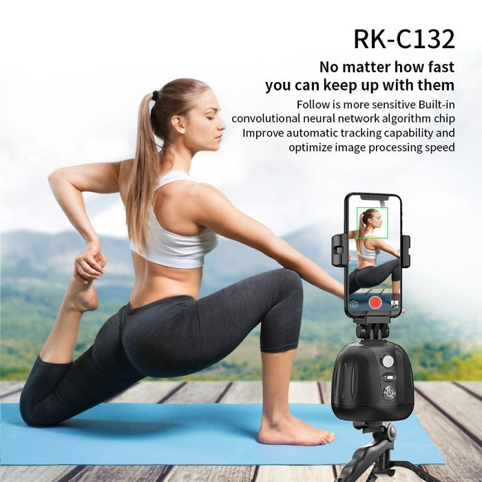 360 Degree Intelligent Follow Live Video Recording Desktop Stabilizer