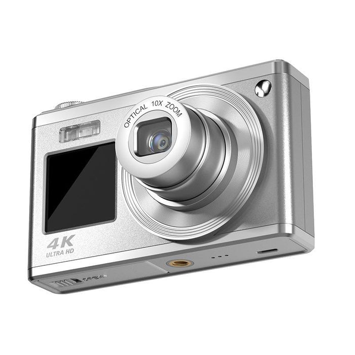4K Hd Optical Zoom Digital Camera 60Mp Dual Screen Selfie Camera No Memory