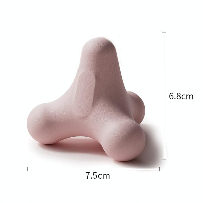 4-Corner Fascia Massage Ball For Neck & Shoulder Relief Yoga & Fitness