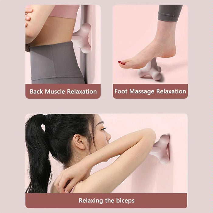 4-Corner Fascia Massage Ball For Neck & Shoulder Relief Yoga & Fitness