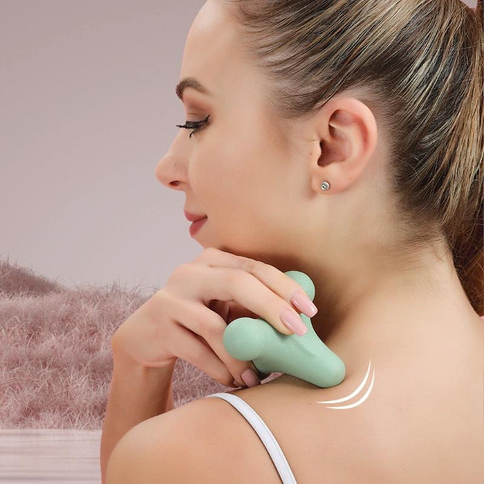 4-Corner Fascia Massage Ball For Neck & Shoulder Relief Yoga & Fitness