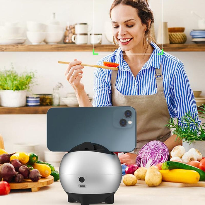 Rechargeable Ai Face Intelligent Follow Shot Gimbal Cell Phone Live Streaming Video Stabilizer