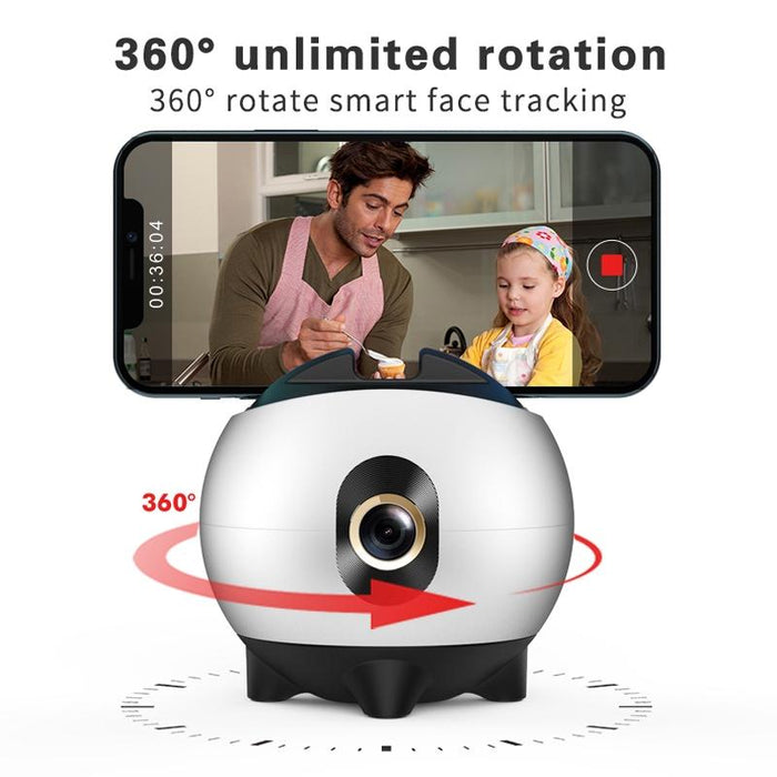 Rechargeable Ai Face Intelligent Follow Shot Gimbal Cell Phone Live Streaming Video Stabilizer