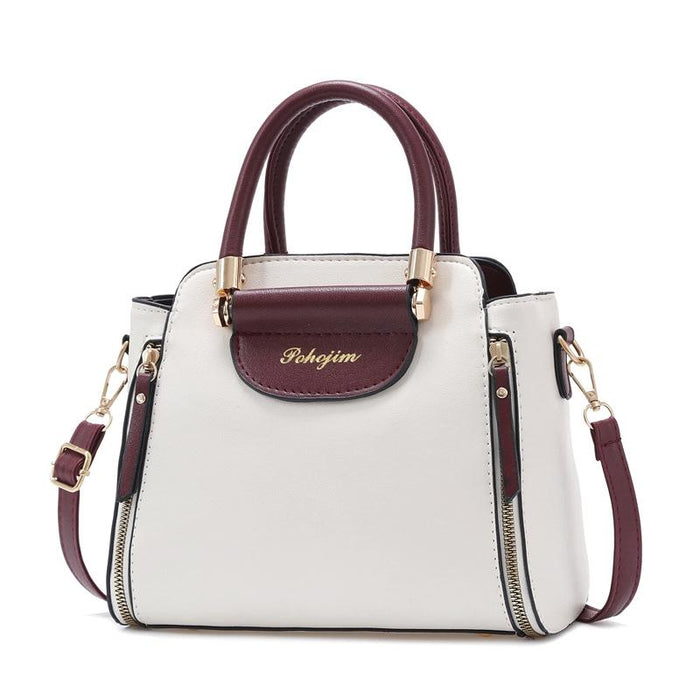 Large Capacity Women Colorblock Crossbody Bag