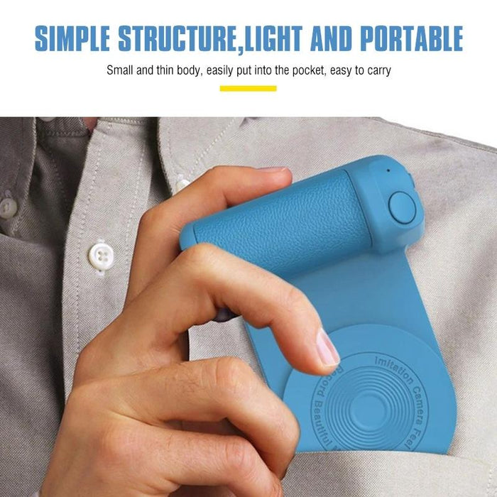 Rotating Bluetooth Camera Stand Magnetic Desktop Handle Black