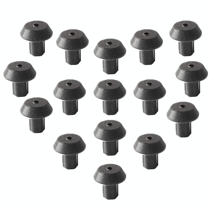 16Pcs Wb2K101 Rubber Feet For Ge Kenmore Burner Grate Replaces Wb02T10461 Black