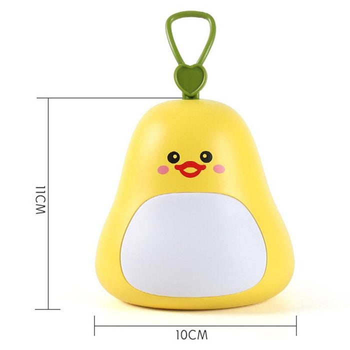 Usb Rechargeable Cartoon Led Night Light Portable Bedroom Lamp