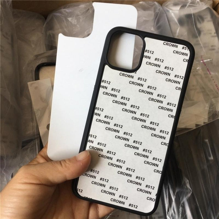 For Iphone 15 10Pcs 2D Blank Sublimation Phone Case