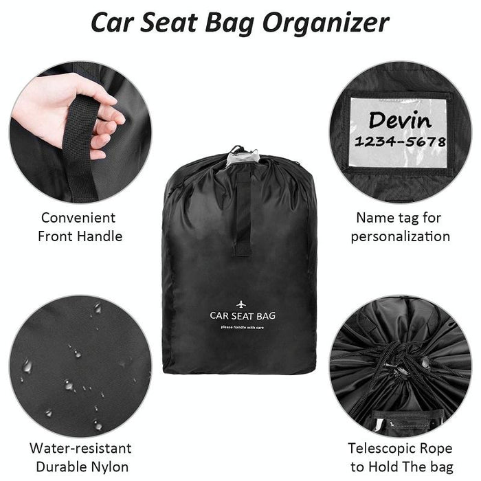 Car Child Safety Seat Travel Baby Stroller Wheelchair Storage Bag