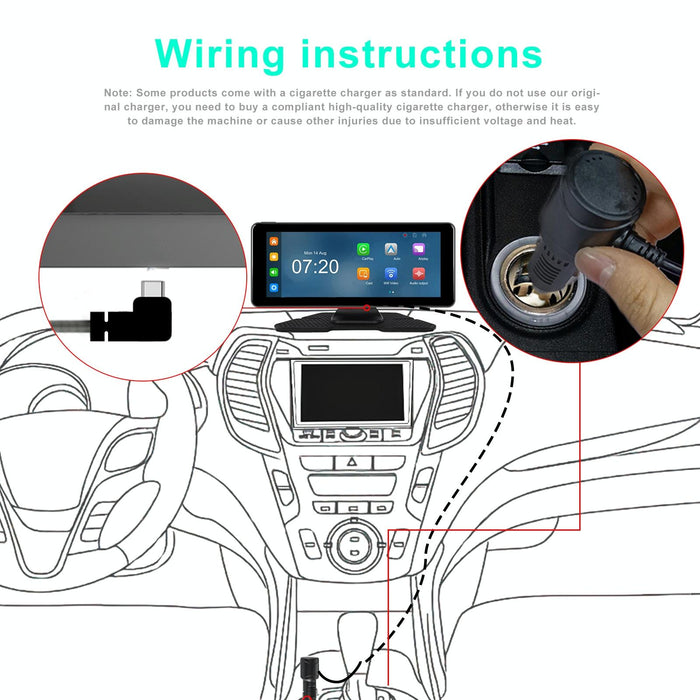 6.86 Inch 4K Dvr Smart Screen Player - Compact & High-Resolution