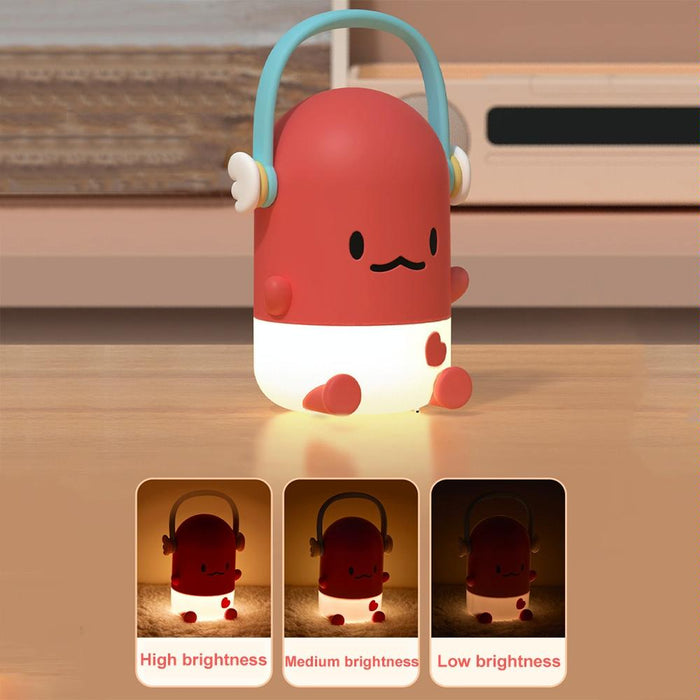 Icarer Angel Wings Handheld Night Light Cute Cartoon Shape Warm Light