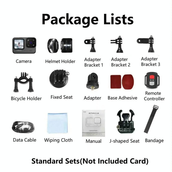 4K Dual Screen Diving Action Camera