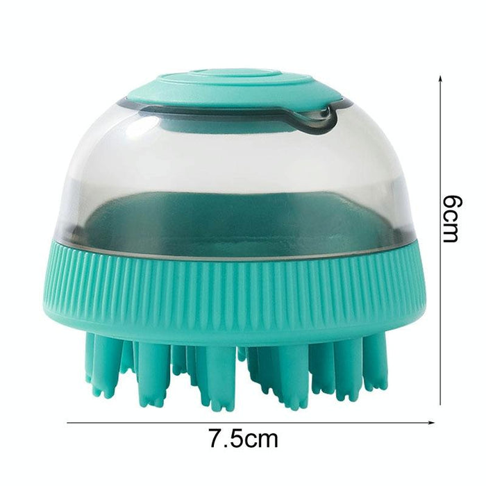 Refillable Pet Shower Brush For Cats & Dogs