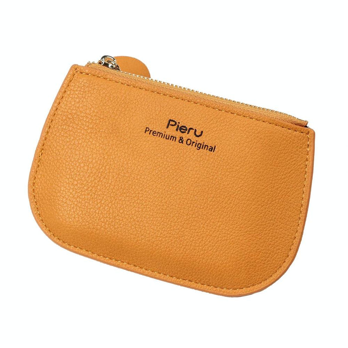 Ultra Thin Zippered Mini Wallet For Women Compact Coin Purse