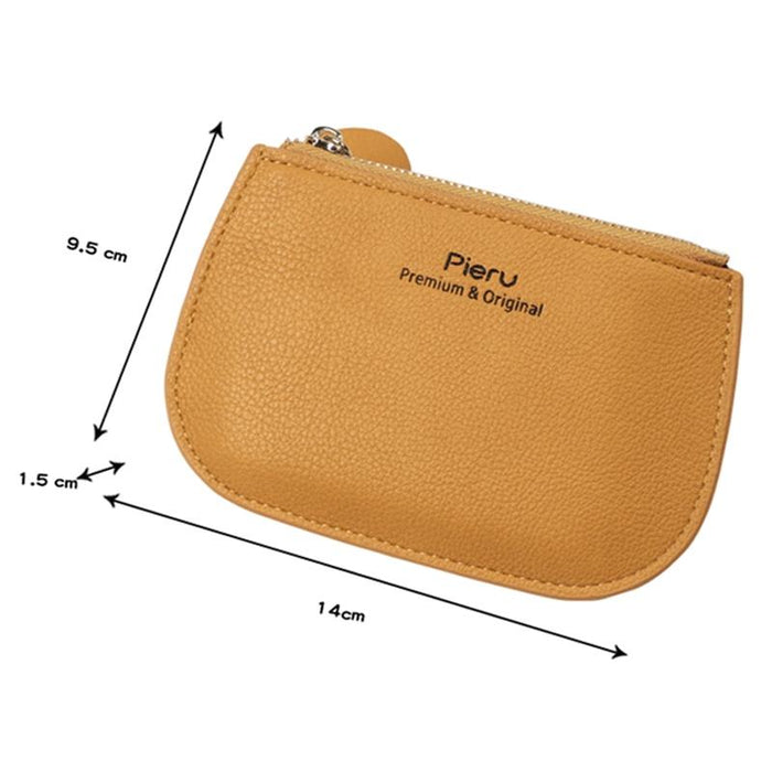 Ultra Thin Zippered Mini Wallet For Women Compact Coin Purse