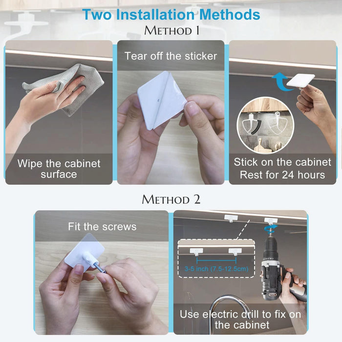 2Pc Kitchenaid Mixer Attachment Holders Storage Hooks