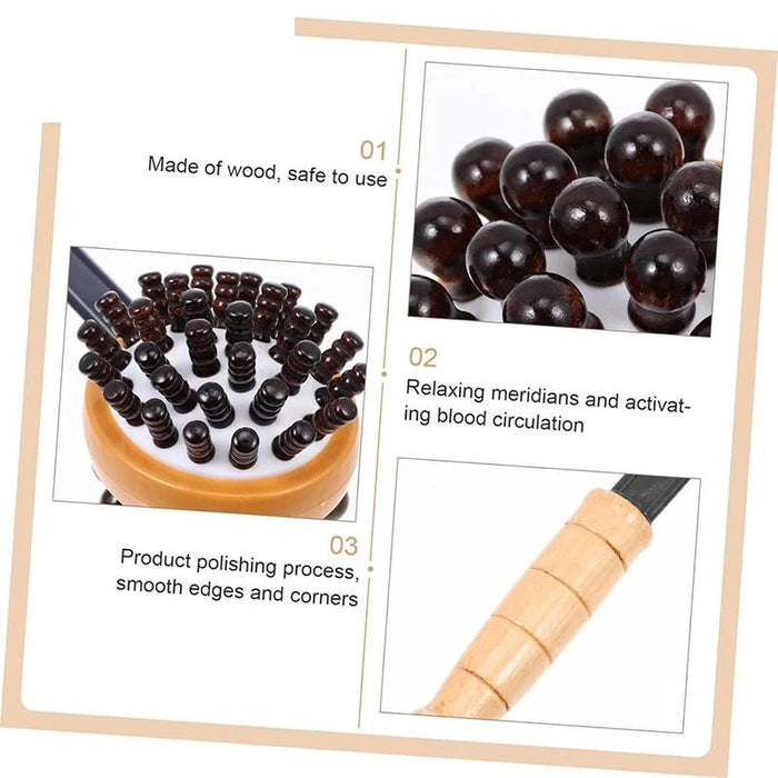 Double Head Meridian Massage Hammer Handheld Knocking Fitness Hammer