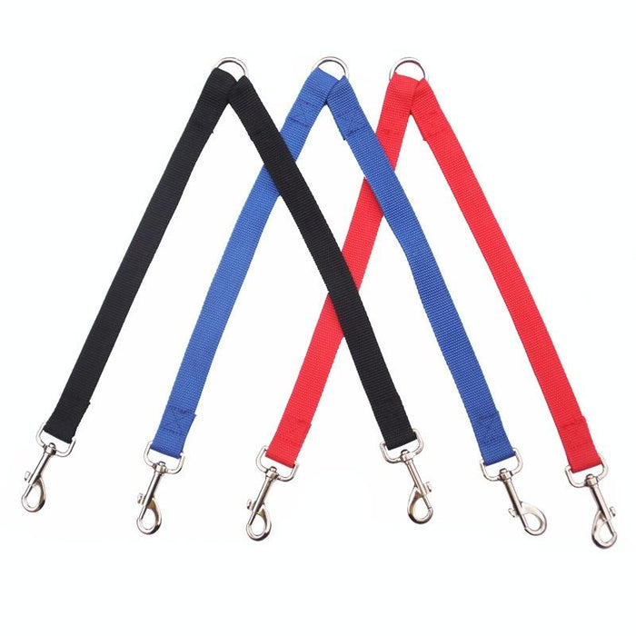 Double Ended Pet Tow Leash With Hook And Loop Fastener