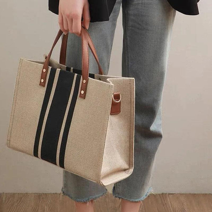 Large Canvas Crossbody Bag For Women Black