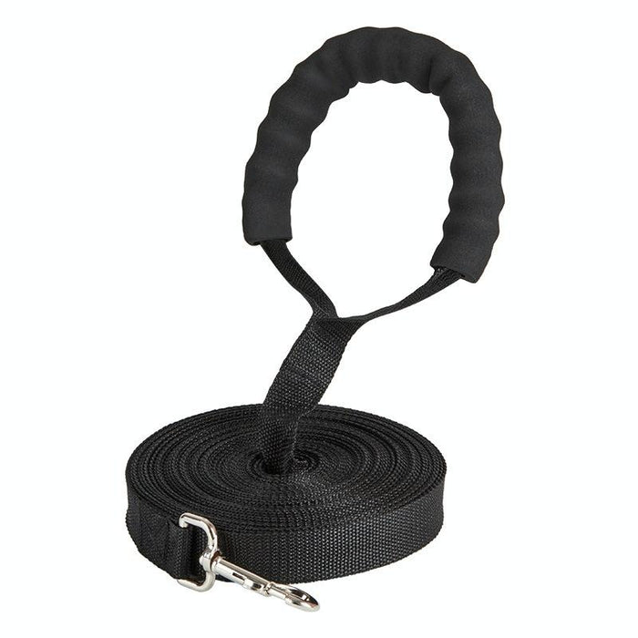 Long Dog Training Leash For Pet Tracking Black