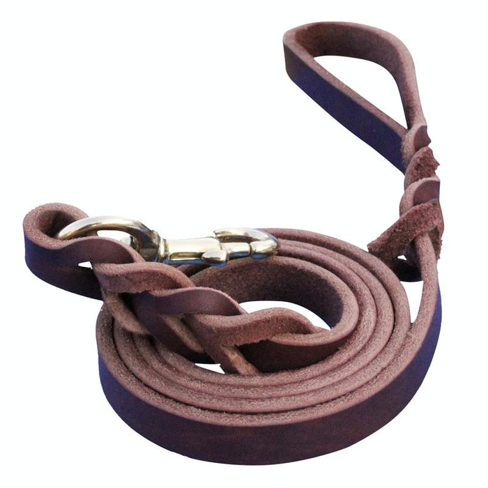 Dog Training Harness With Cowhide Leash