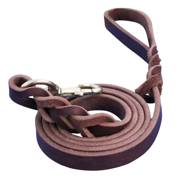 Dog Training Harness With Cowhide Leash