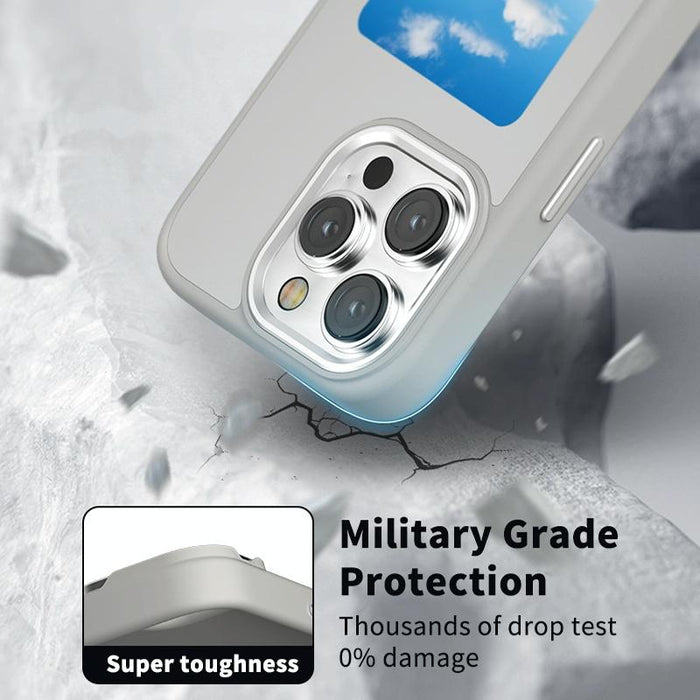 For Iphone 15 Nfc Four-Colour E-Ink Screen Diy Phone Case