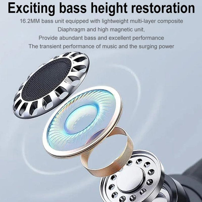 Hanger Type Stereo Outside Sound Bluetooth Earphones With Charging Bin