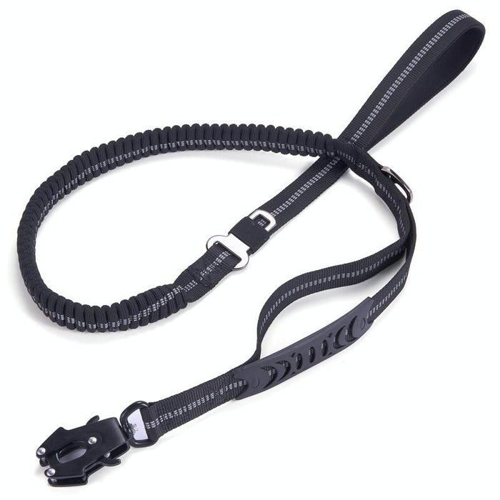 Reflective Shock Absorbing Bungee Leash For Medium / Large Dogs