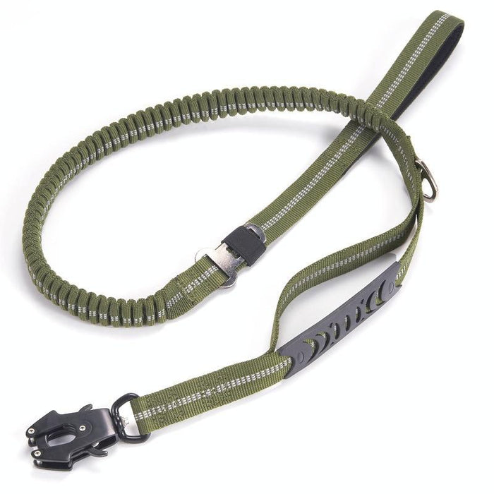 Reflective Shock Absorbing Bungee Leash For Medium / Large Dogs