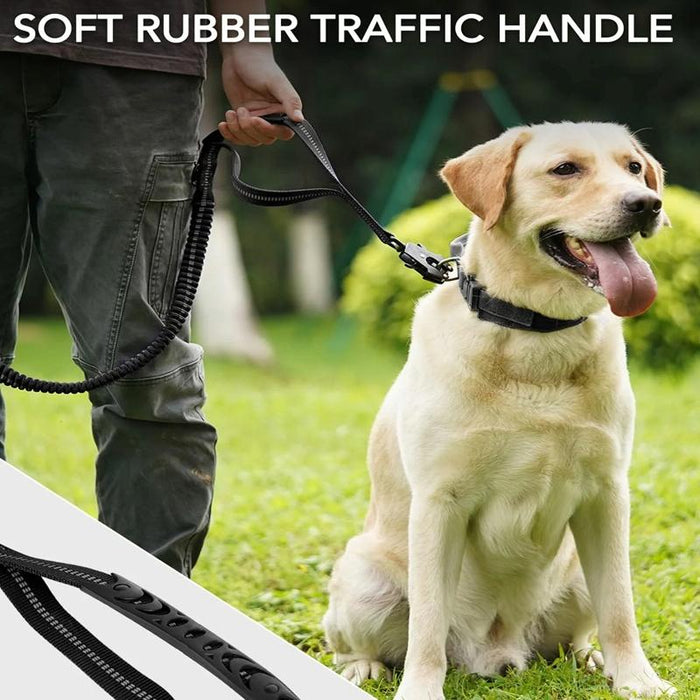 Reflective Shock Absorbing Bungee Leash For Medium / Large Dogs