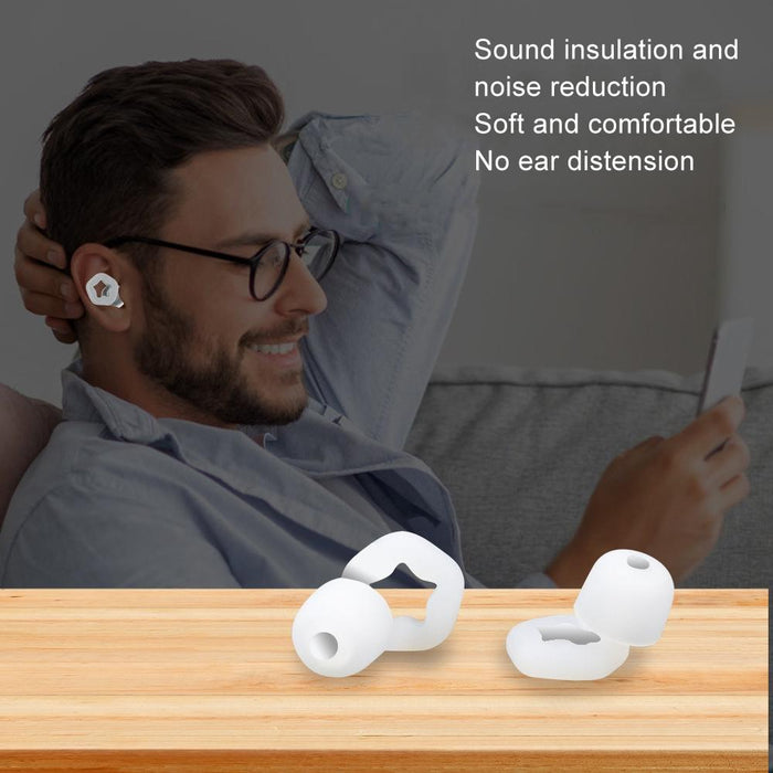 3 Pairs Noise Reducing Silicone Earplugs For Sleep & Swimming