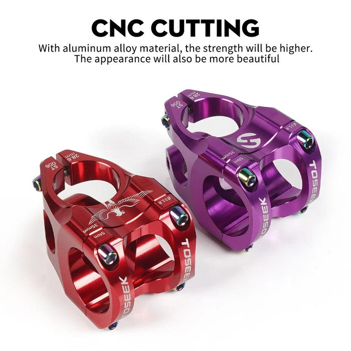 35Mm Colourful Alloy Stem For Bike Modification