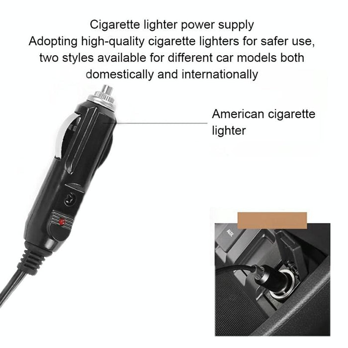 12V Portable Car Hair Dryer Black