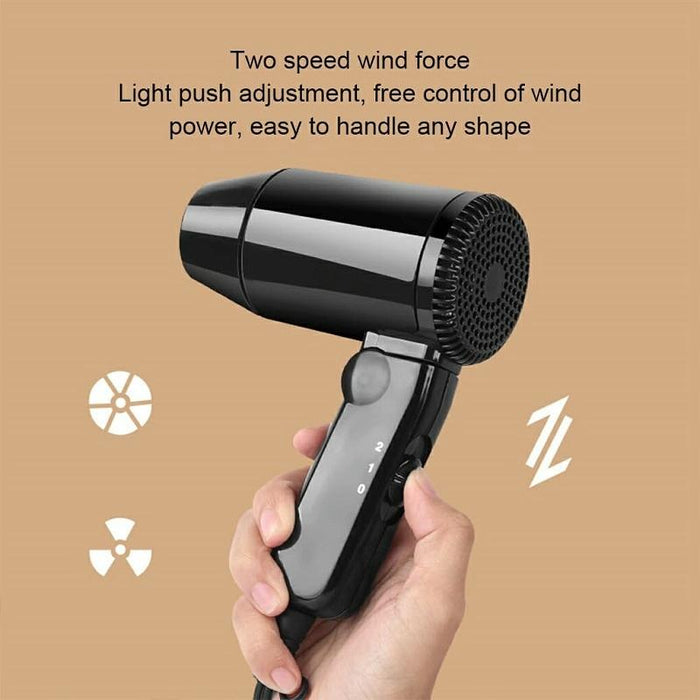 12V Portable Car Hair Dryer Black