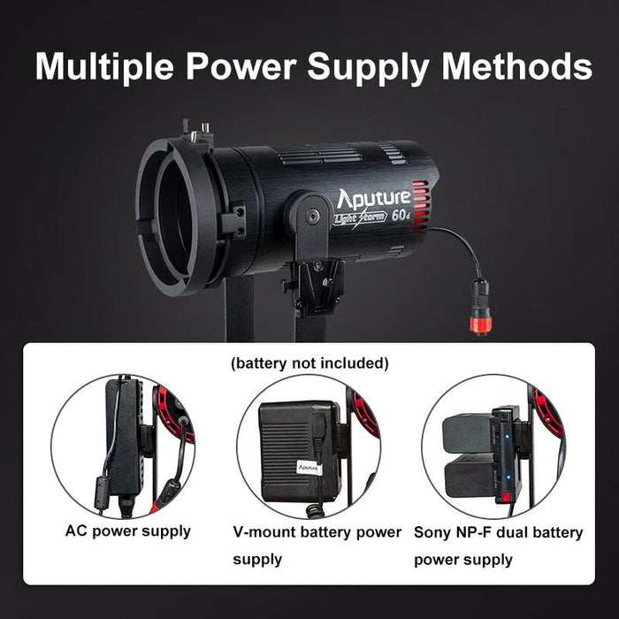 Aputure Adjustable Focus Led Photography Light Indoor Interview Video Live Fill Light - Ls 60D