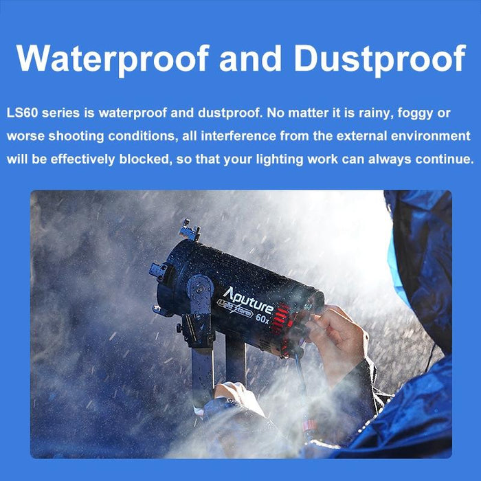 Aputure Adjustable Focus Led Photography Light Indoor Interview Video Live Fill Light - Ls 60D