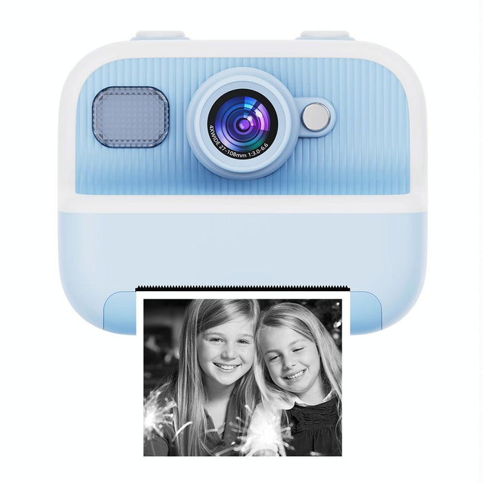 Blue 2.4 Inch 1080P Hd Dual-Camera Thermal Printing Camera