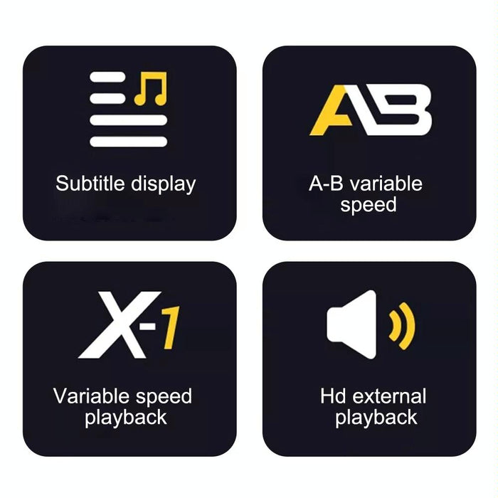 16Gb Mp3 Player With Fhd Camera & Bluetooth