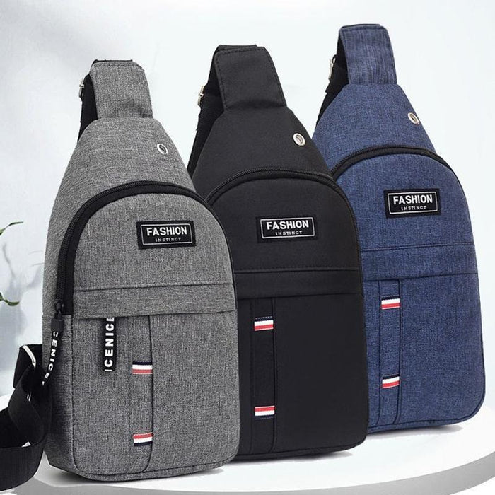 Canvas Crossbody Chest Bag For Men