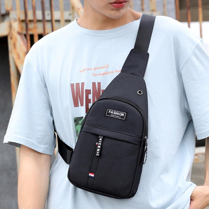 Canvas Crossbody Chest Bag For Men