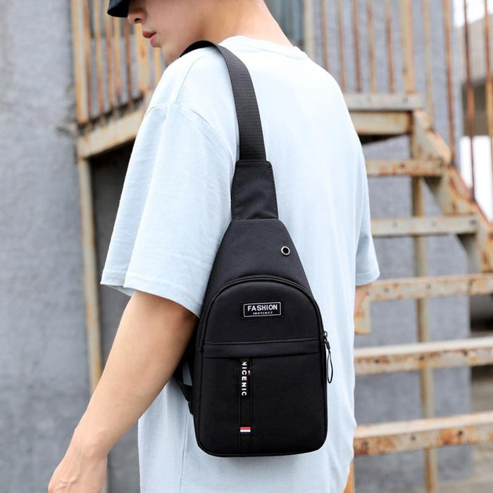 Canvas Crossbody Chest Bag For Men