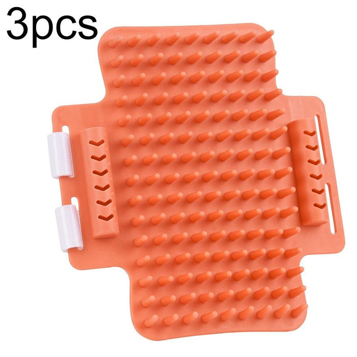 3 Piece Pet Leg Hair Massage Brush For Cats
