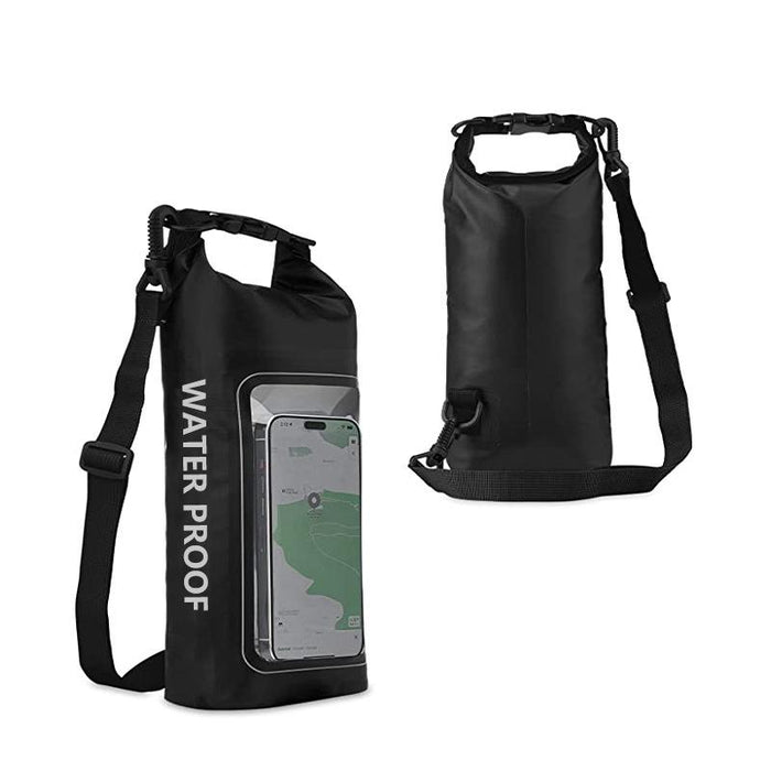 2 In 1 Waterproof Crossbody Phone Bag For Outdoor Cycling Swimming 2L Capacity