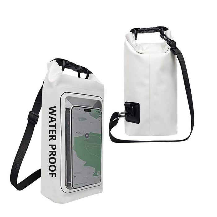 2 In 1 Waterproof Crossbody Phone Bag For Outdoor Cycling Swimming 2L Capacity