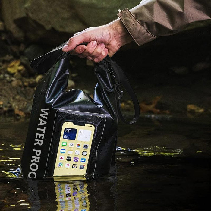 2 In 1 Waterproof Crossbody Phone Bag For Outdoor Cycling Swimming 2L Capacity
