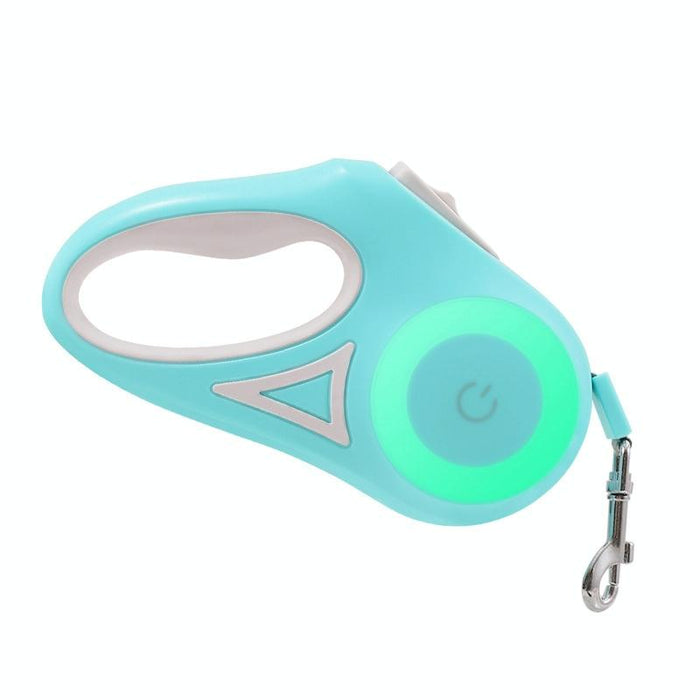 Automatic Retractable Led Dog Leash 3M Green