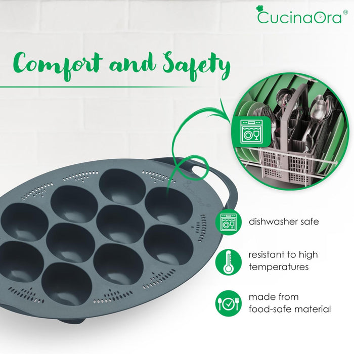 10 In 1 Egg Cooker For Thermomix Multifunction Steamer Tray