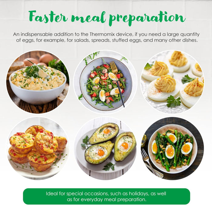 10 In 1 Egg Cooker For Thermomix Multifunction Steamer Tray